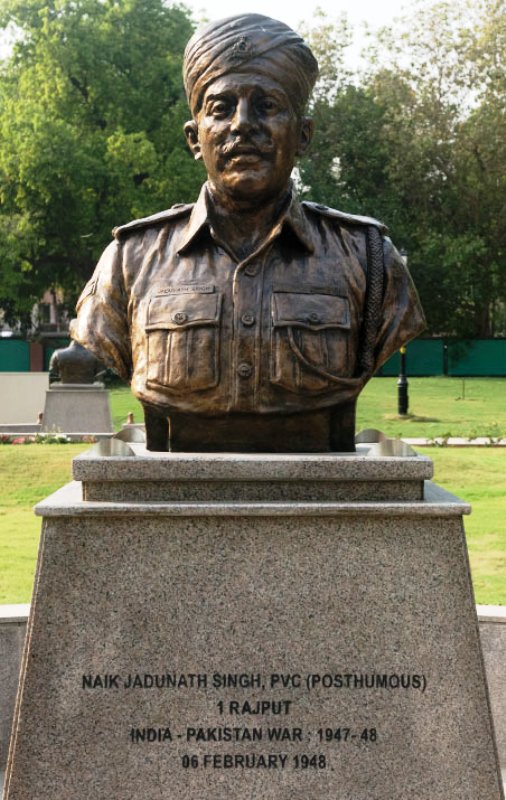 नायक जदुनाथ सिंह राठौर की प्रतिमा