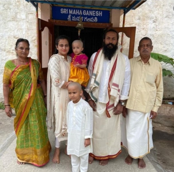 रामचंद्रन राजू अपने परिवार के साथ