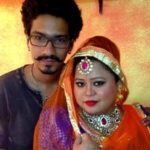 हर्ष लिंबाचिया अपनी पत्नी भारती सिंह के साथ