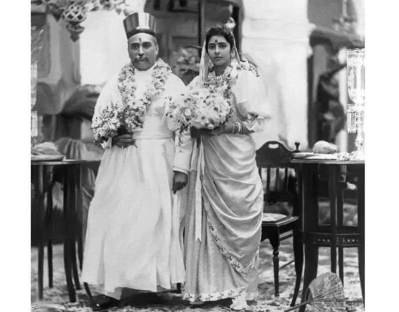 मेहरबाई और दोराबजी टाटा की शादी की तस्वीर