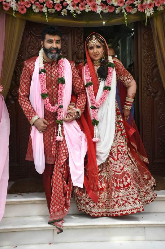 मुनिशा खतवानी की शादी की तस्वीर