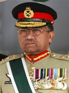 परवेज मुशर्रफ थल सेनाध्यक्ष के रूप में जनरल स्टाफ