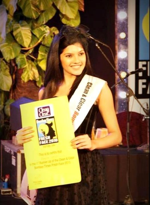 स्वच्छ और साफ ताजा चेहरा प्रतियोगिता के विजेता के रूप में आश्रिता शेट्टी