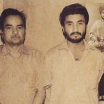 आनंद कुमार अपने पिता के साथ