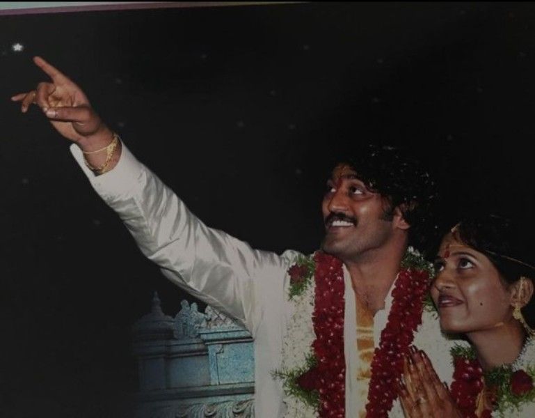 अजय और श्वेता की शादी की फोटो