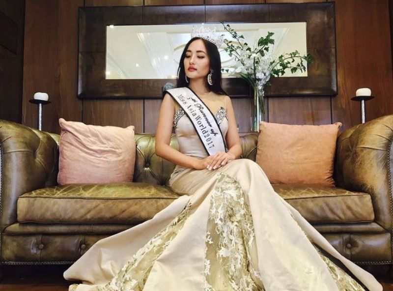 चुम दरांग ने मिस एशिया वर्ल्ड 2017 का ताज पहना
