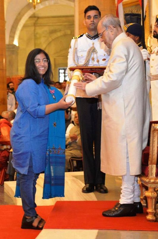 सुनीता कृष्णन को मिला पद्म श्री पुरस्कार