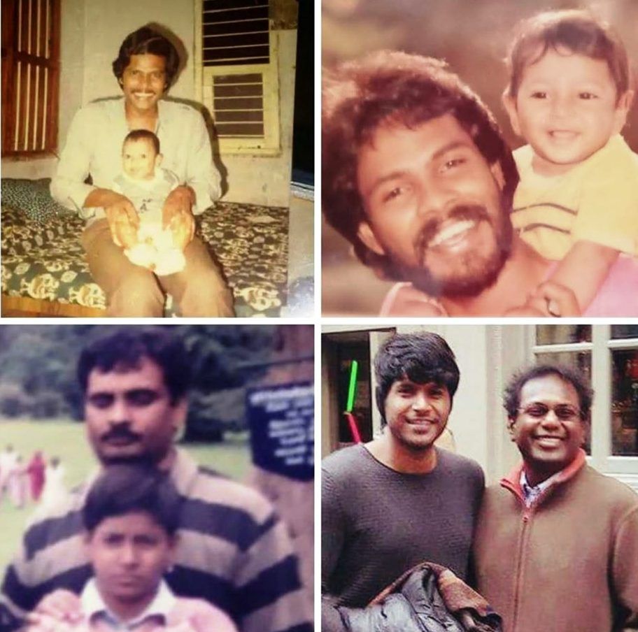 संदीप किशन अपने पिता और चाचा के साथ
