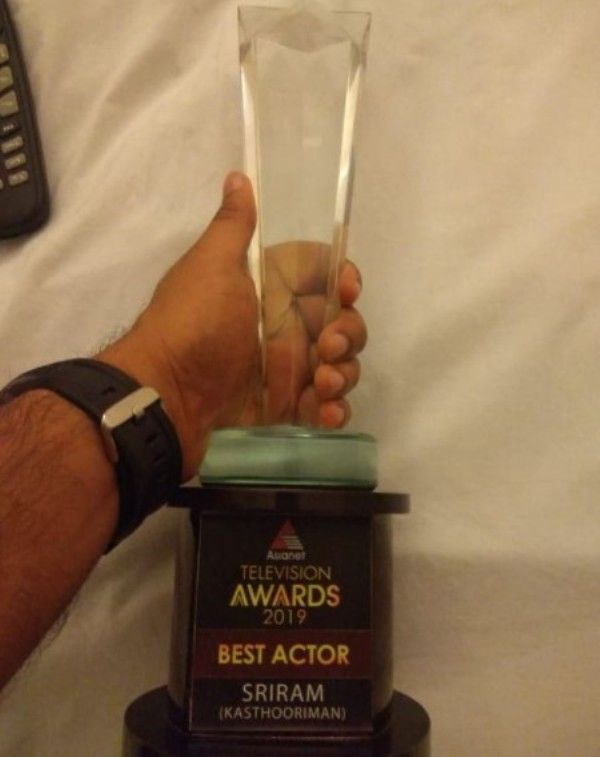 श्रीराम ने सर्वश्रेष्ठ अभिनेता के लिए एशियानेट टीवी पुरस्कार जीता