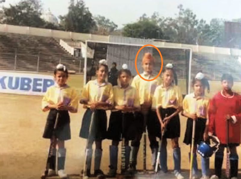 संदीप सिंह बचपन में हॉकी प्रशिक्षण में भाग लेते थे