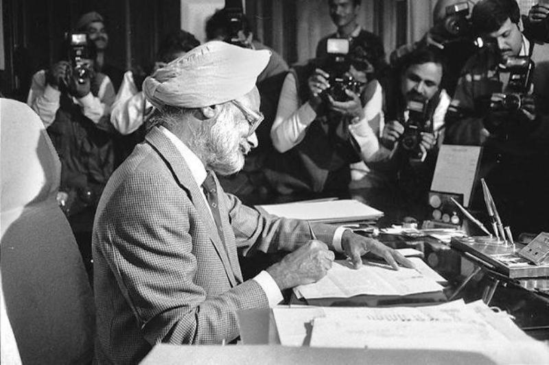 मनमोहन सिंह भारत के वित्त मंत्री के रूप में