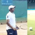 केएल राहुल टेनिस और सॉकर खेल रहे हैं