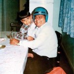 पिता के साथ विराट कोहली की बचपन की फोटो