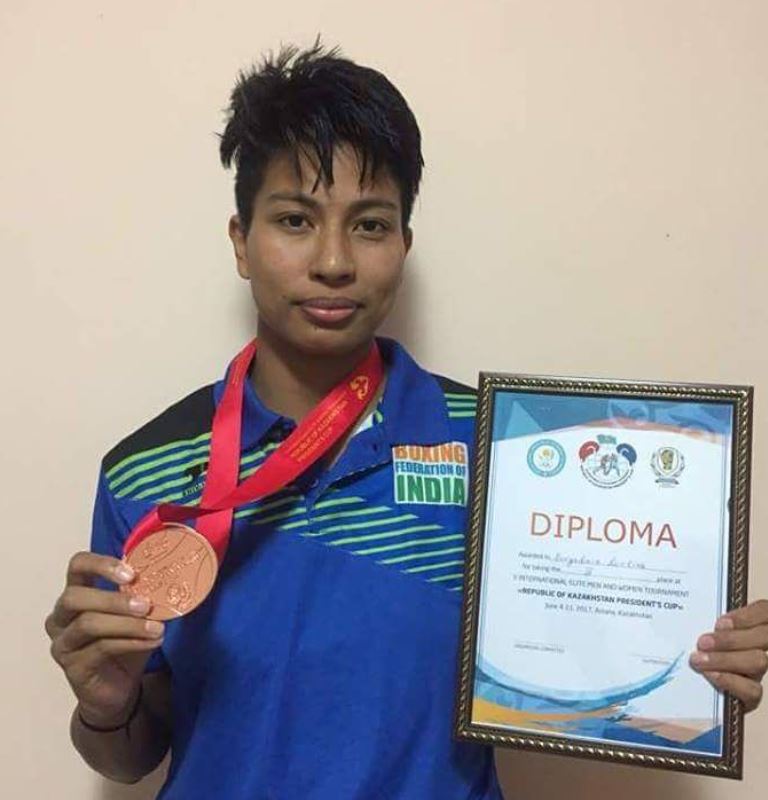 लवलीना बोर्गोहिन अपने कांस्य पदक के साथ