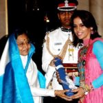 साइना नेहवाल को मिला पद्म श्री पुरस्कार