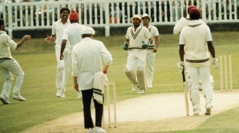 1983 विश्व कप फाइनल में गॉर्डन ग्रीनिज से विकेट हासिल करने के बाद बलविंदर संधू