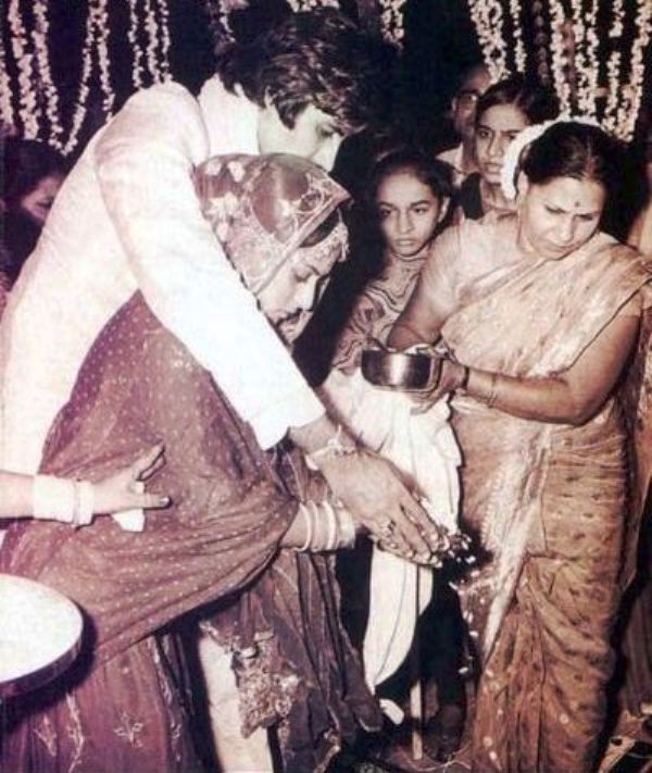 जया बच्चन और अमिताभ बच्चन की शादी की तस्वीर