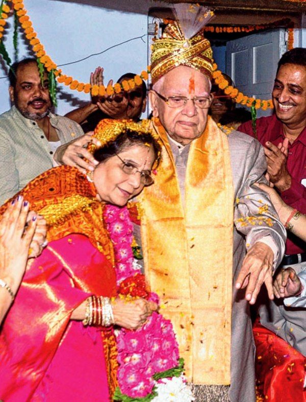 उज्ज्वला शर्मा और एनडी तिवारी की शादी की तस्वीर