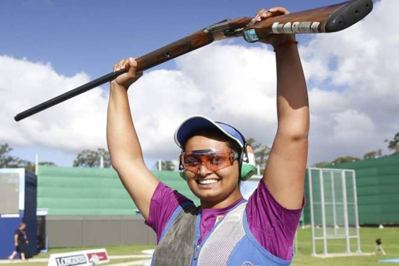 श्रेयसी सिंह 2018 राष्ट्रमंडल खेलों में स्वर्ण पदक जीतने के बाद