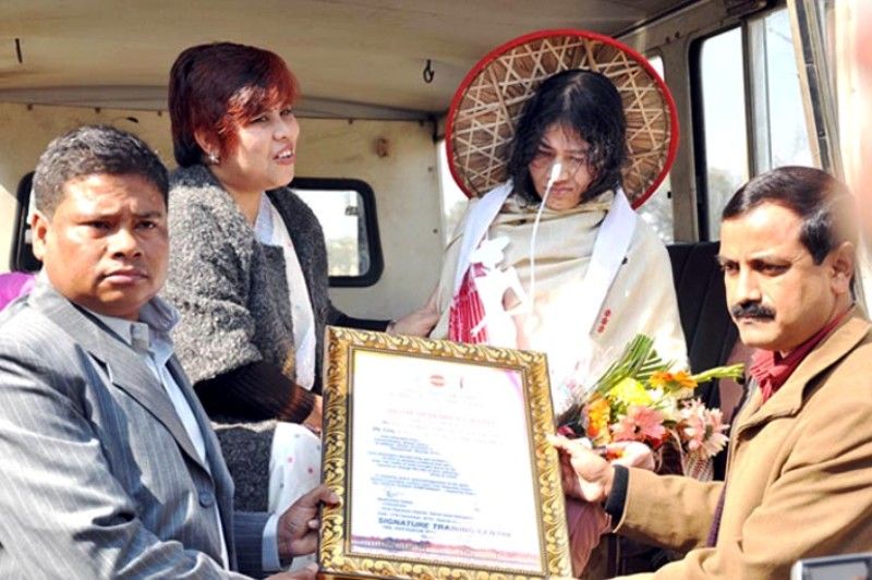इरोम शर्मिला को मिला विशेष शांति पुरस्कार