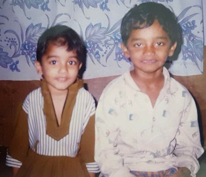 लहरी संजू की बचपन की तस्वीर
