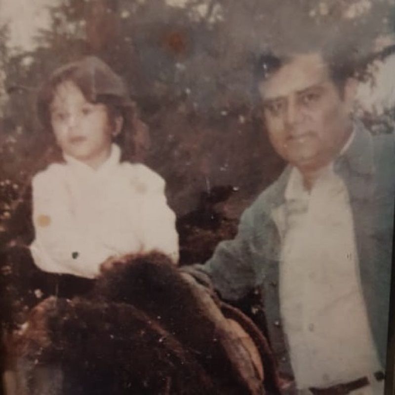 अपने पिता के साथ कृष्णा अभिषेक की एक पुरानी तस्वीर