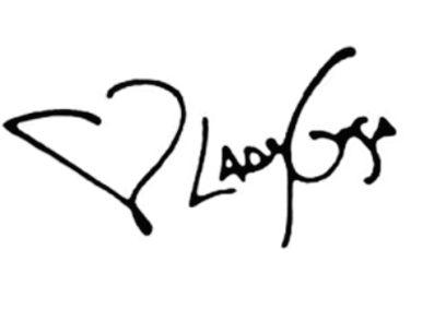 लेडी गागा के हस्ताक्षर