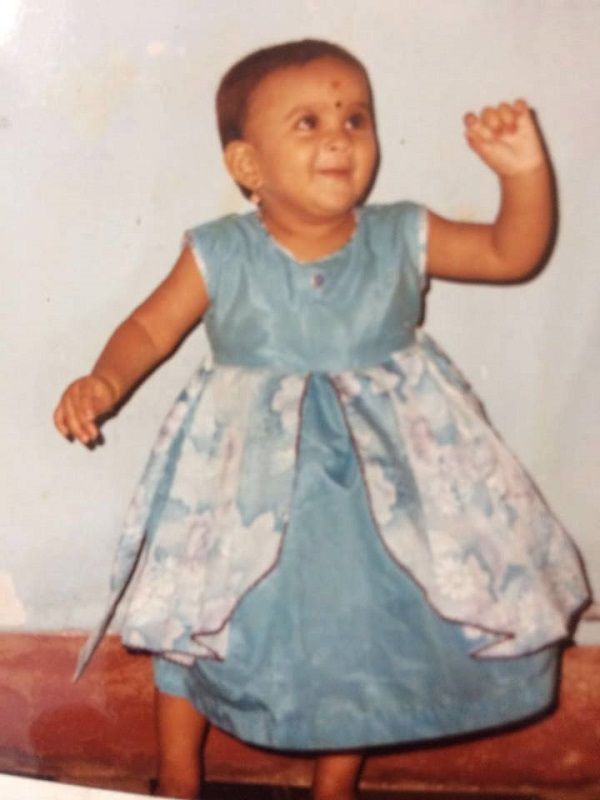 चांदिनी तमिलारासन की बचपन की तस्वीर