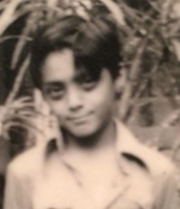 एक किशोर के रूप में राहुल बोस