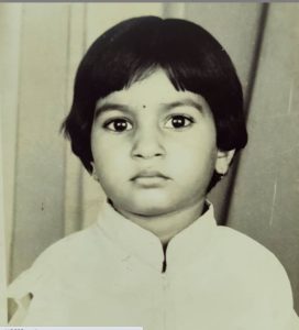 संगीता चौहान की बचपन की तस्वीर