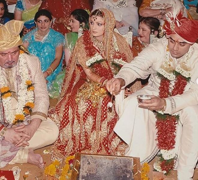 भरत साहनी और रिद्धिमा कपूर की शादी की तस्वीर