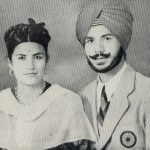 बलबीर सिंह अपनी पत्नी सुशील के साथ