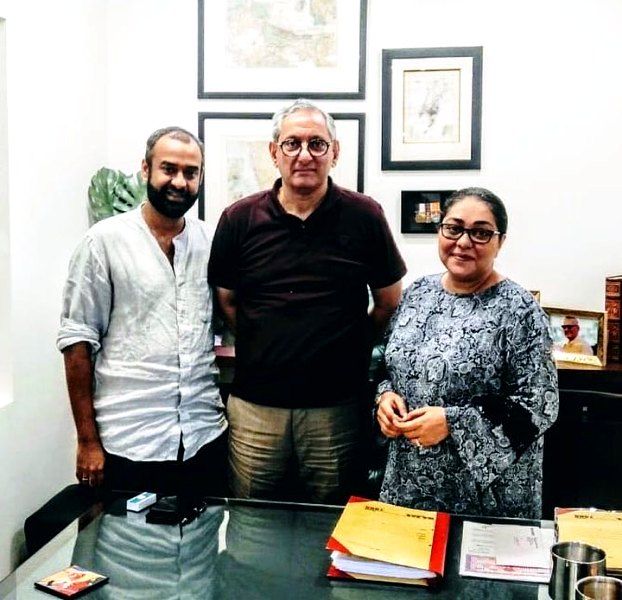 राकेश मारिया फिल्म निर्देशक मेघना गुलजारी के साथ