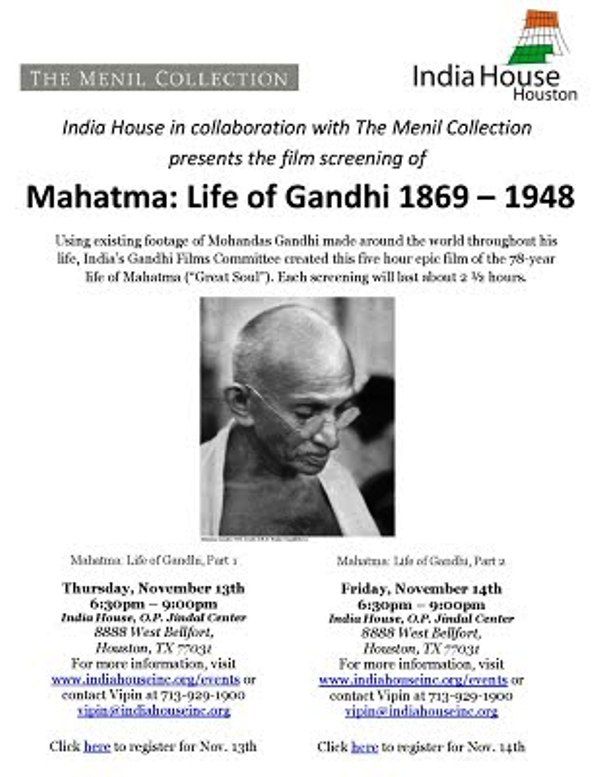 गांधी के महात्मा का जीवन, 1869-1948