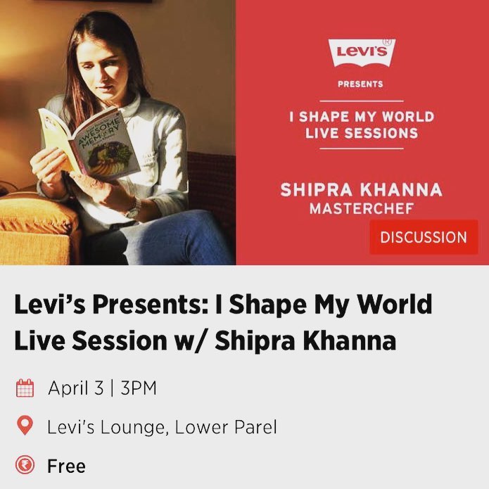 2018 में लेवी के साथ लाइव सेशन में शिप्रा खन्ना
