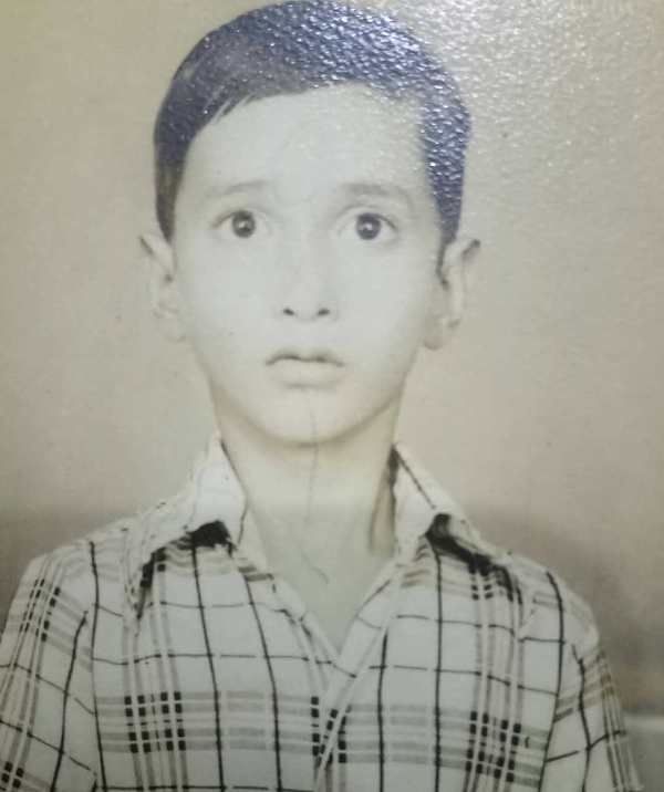 संजय पांडे बचपन की तस्वीर