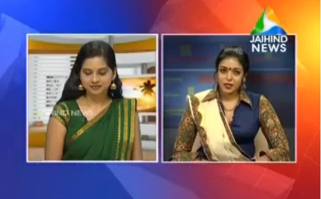 जय हिंद न्यूज़ टीवी केरल में संध्या मनोज
