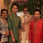 अर्जुन तेंदुलकर अपने माता-पिता और अमिताभ बच्चन के साथ