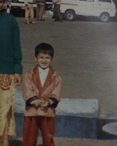 आसिम रियाज के बचपन की फोटो