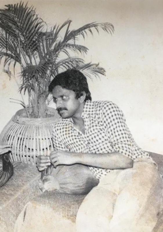 आरती नायर के पिता की एक तस्वीर