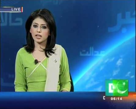 दुन्या न्यूज चैनल पर शाम के समाचार कार्यक्रम के दौरान डॉ. फिजा खान