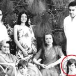 अपने परिवार के सदस्यों के साथ लाल घेरे में प्रियंका गांधी