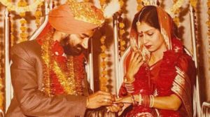 जसपाल और सविता भट्टी की शादी की तस्वीर