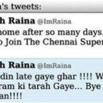 सुरेश रैना का विवादित ट्वीट