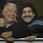 डिएगो माराडोना अपने पिता के साथ