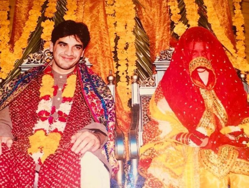 ओमैर राणा की शादी की तस्वीर