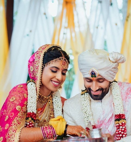 श्रेयस गोपाल और निकिता शिव की शादी की तस्वीर