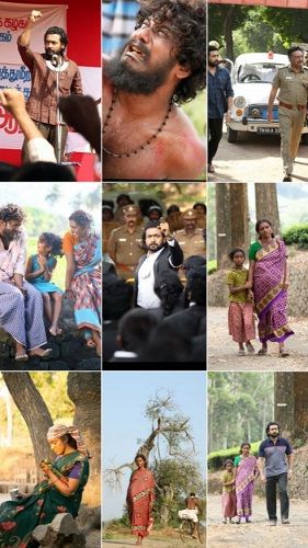 तमिल फिल्म जय भीम से स्थिर छवियों का एक कोलाज