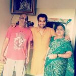 रोहित शर्मा अपने माता-पिता के साथ