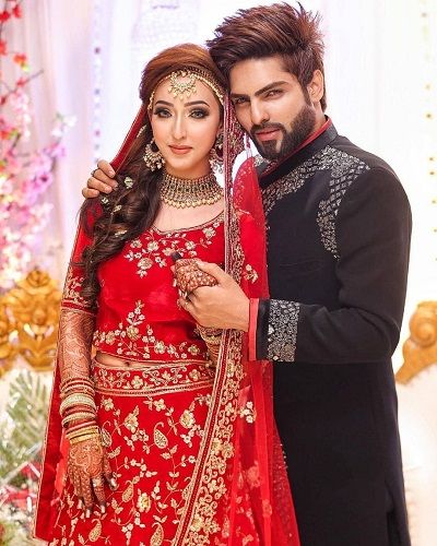 जुबिन शाह और अफशा खान की शादी की तस्वीर